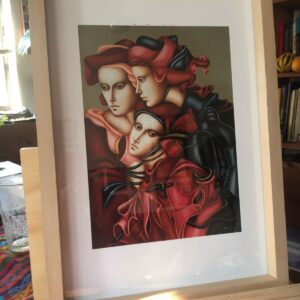 Marcos de madera y poliestileno