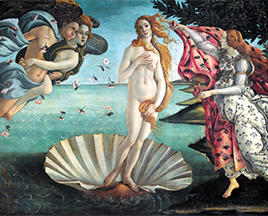El nacimiento de Venus - Botticelli