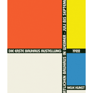 Afiche Bauhaus "La Primera Exposición de la Bauhaus"